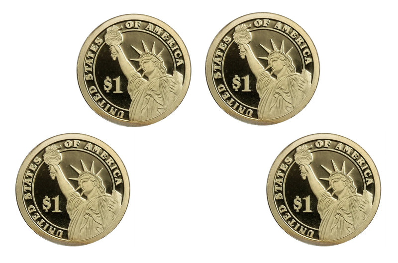 2015 -S Proof Presidential dollars - $1 Coin complete set of 4, Coins Only-1