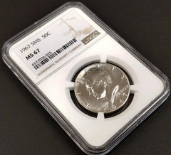 1967 SMS Kennedy Half Dollar certified MS 67 by NGC!-1