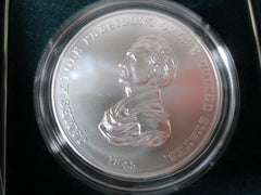 US Mint Presidential .999 Fine Silver 1oz. Medal Coin _ James Polk-1