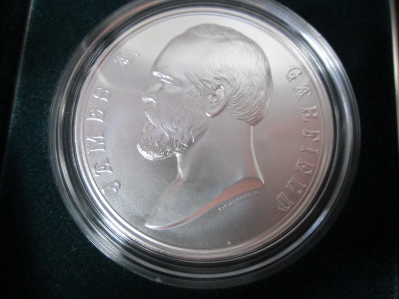 US Mint Presidential .999 Fine Silver 1oz. Medal Coin _ James Garfield