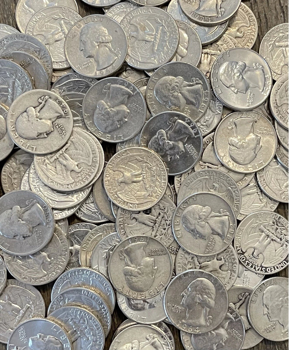 Washington Quarters, 90% Silver 1932 - 1964, Circulated, Choose # of Lots!