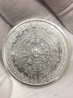 1 oz. Golden State Mint Silver Round Aztec Calendar .999 Fine - IN STOCK!-1