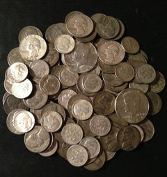 SILVER ESTATE LOT SALE ~ OLD COINS BULLION SILVER BARS .999 GOLD ~ 90% 40% HOARD-2