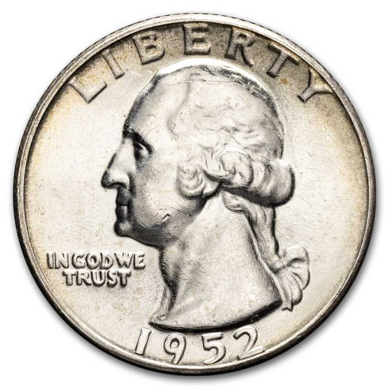 1952 Washington Quarter 40-Coin Roll BU-1