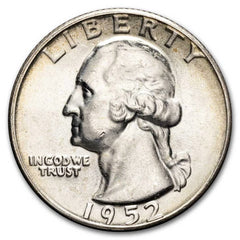 1952 Washington Quarter 40-Coin Roll BU-1