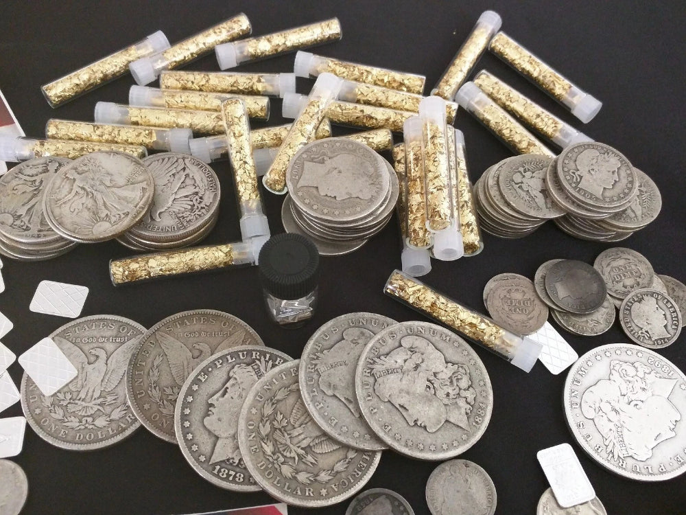 ✯ Gold and Silver Estate Lot Sale ✯ Old U.S. Coins ✯ Bullion ✯ .999 Silver Bars