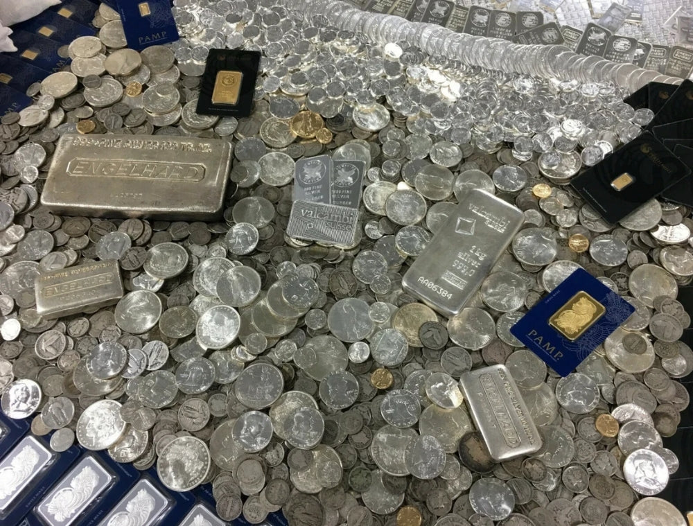 ✯ UNCIRCULATED 90% SILVER Old U.S. Estate Coin Lot - Rare Silver Pre-1965 BONUS!-1