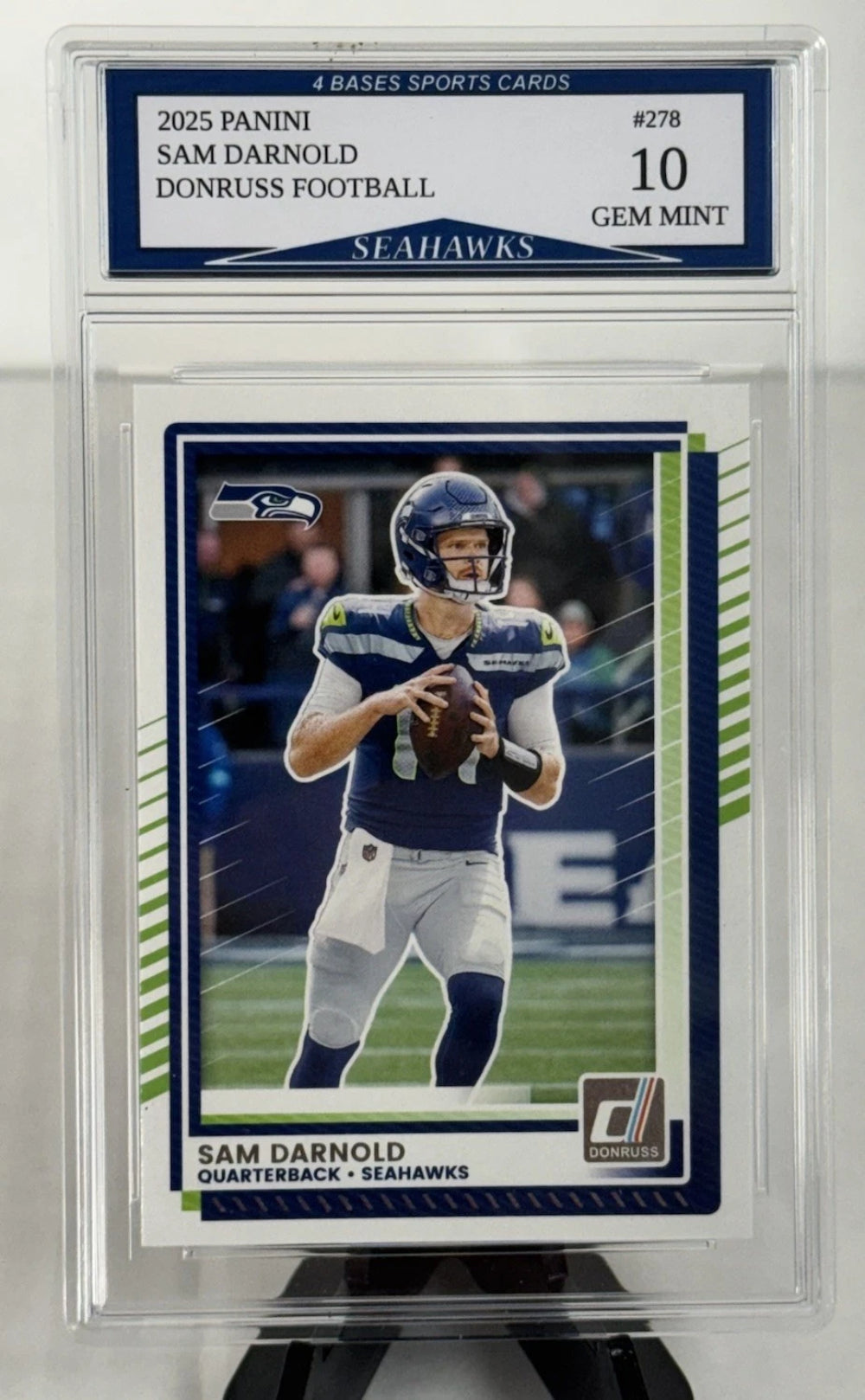 2025 Panini Donruss Sam Darnold & Jaxon Smith Njigba Seattle Seahawks 2 Card Set