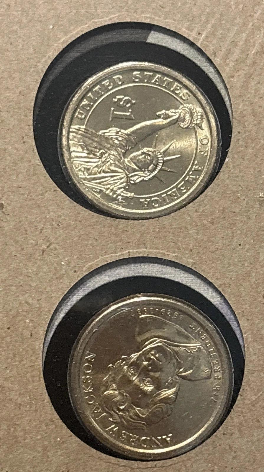 2008 P&D Andrew Jackson Presidential Dollars-1