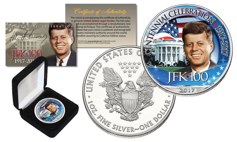 JOHN F. KENNEDY JFK100 Centennial Celebration 2017 1 oz AMERICAN US SILVER EAGLE-1