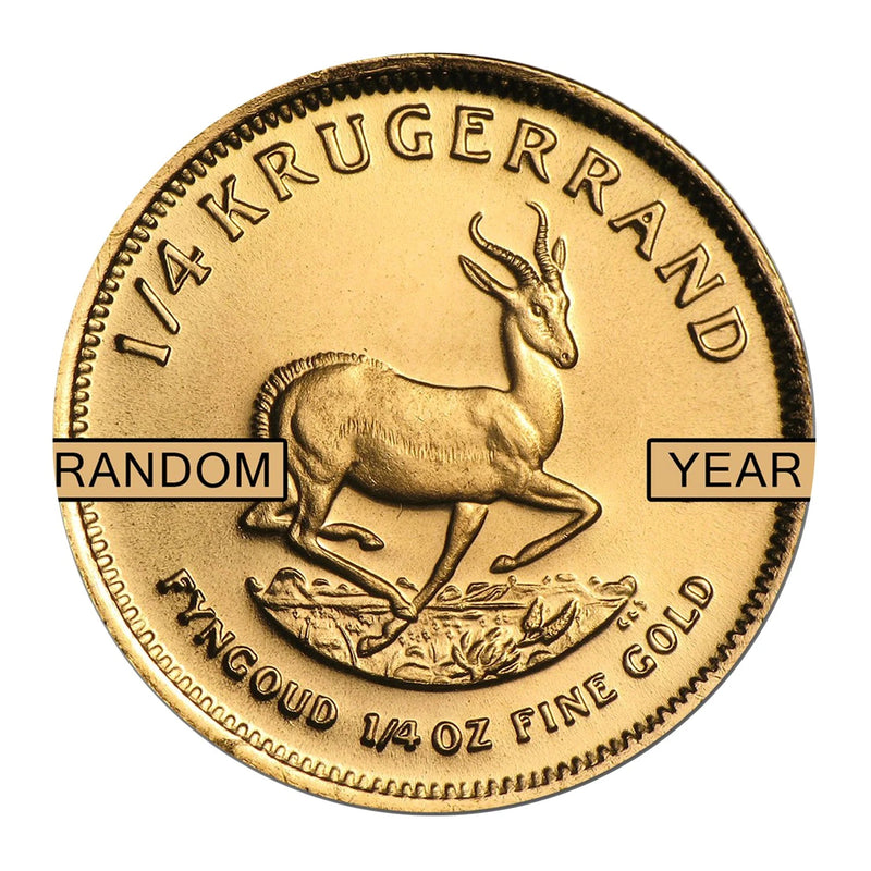 1/2 oz South African Gold Krugerrand Coin, Random Year Fine Gold Bullion, Precious Metal Investment Collectible-2