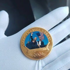 4 PCS 2024 President Trump Commemorative Coin Take America Back Metal Coin-1