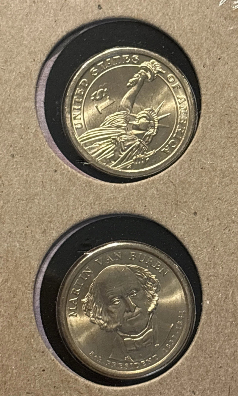 2008 P&D Martin Van Buren Presidential Dollars-1