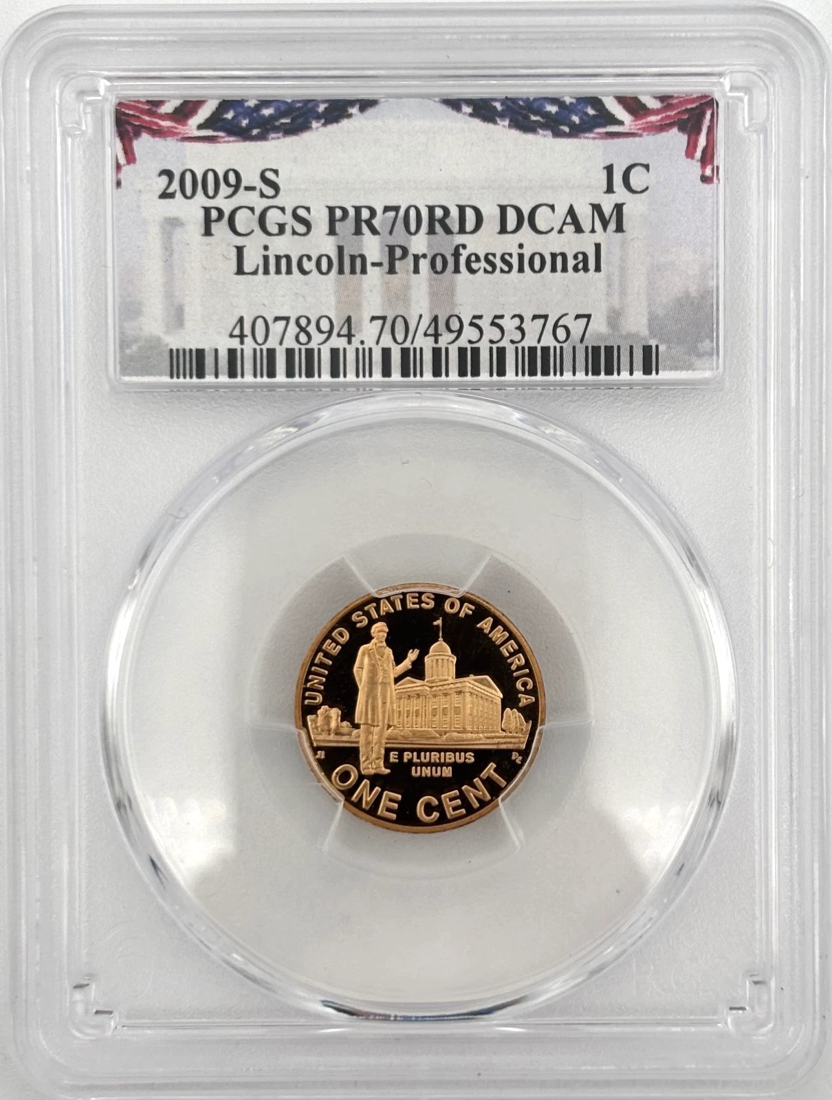 2009 S 3 Coin PCGS 70 RD DCAM Proof Special Release Lincolns, Childhood/Pro/Pres-1
