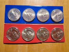 2007 P & D Presidential Dollar 8 Coin Lot Sealed Uncirculated Mint Set Cello-1