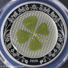 2025 $5 Palau Proof Four Leaf Clover 1 oz Silver Coin PCGS PR 70 DCAM-1