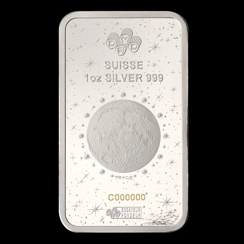 2026 PAMP 1 oz Silver Bar Lunar Legends Year of the Horse | In Assay Card-2
