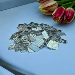 20x PURE .999 Fine Silver Bars Bullion Estate Lot Amazing Designs-1