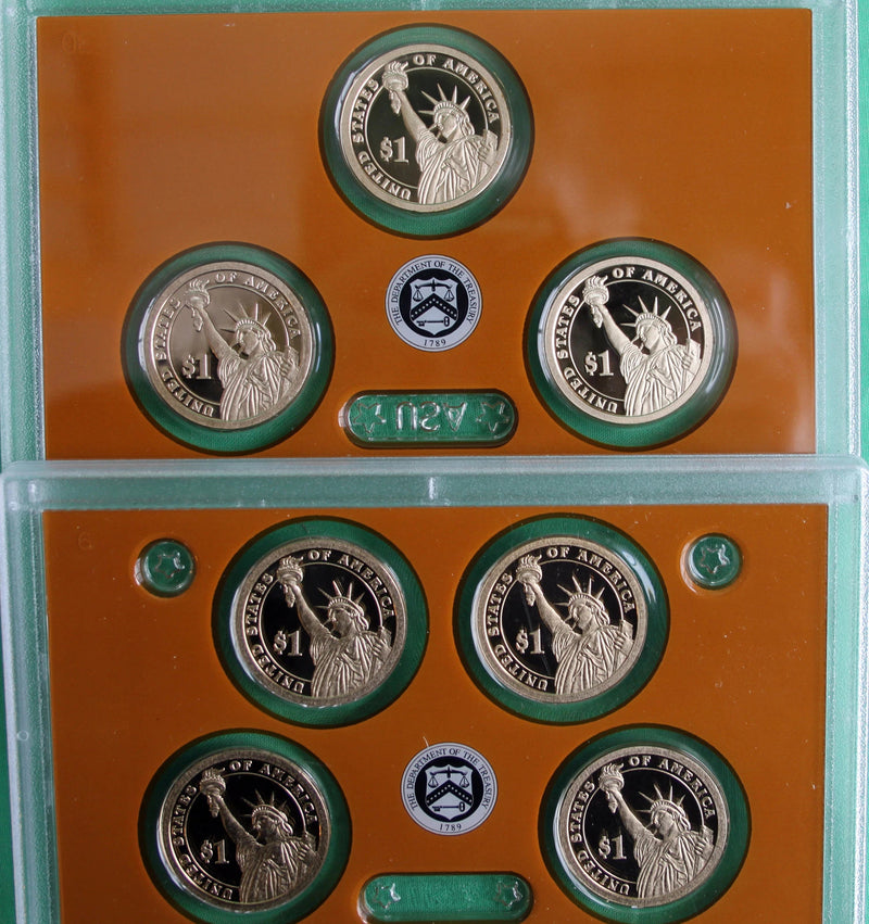 2007 S thru 2016 S Presidential Dollar Proof $1 COIN SETS 39 Coins No Box-1