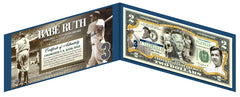 BABE RUTH *New York Yankees* Legal Tender U.S. $2 Bill *OFFICIALLY LICENSED*-1