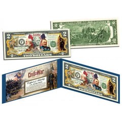American CIVIL WAR * 150th Anniversary * Legal Tender U.S. $2 Bill *MUST SEE*-1