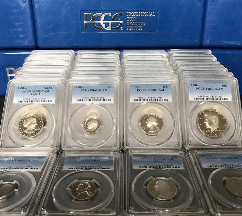 ✯ LOT OF (2) PCGS Slabbed GRADED U.S. Proof Coins ✯ ESTATE HOARD SALE!-1