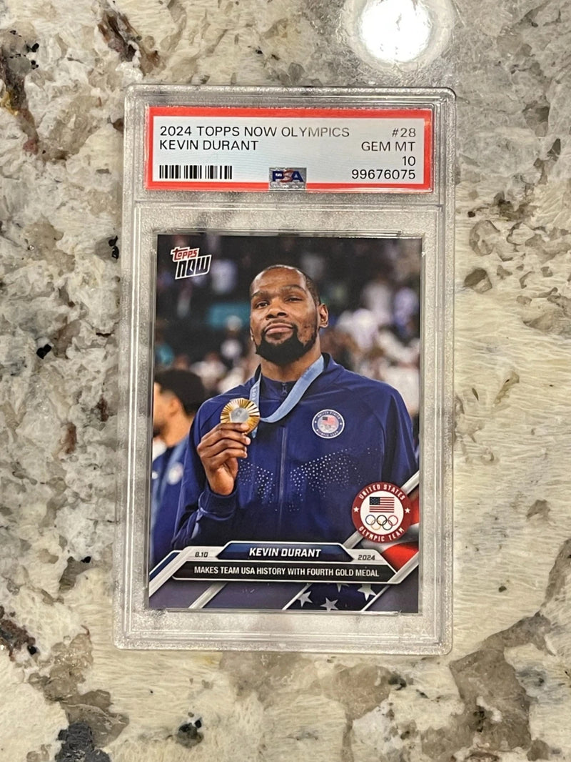 2024 Topps Now Olympics Kevin Durant #28 PSA 10-1