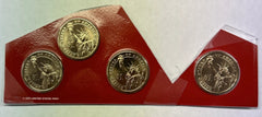 2012 D Presidential Dollar 4 Coin Set - Uncirculated Coins from Mint Set-1