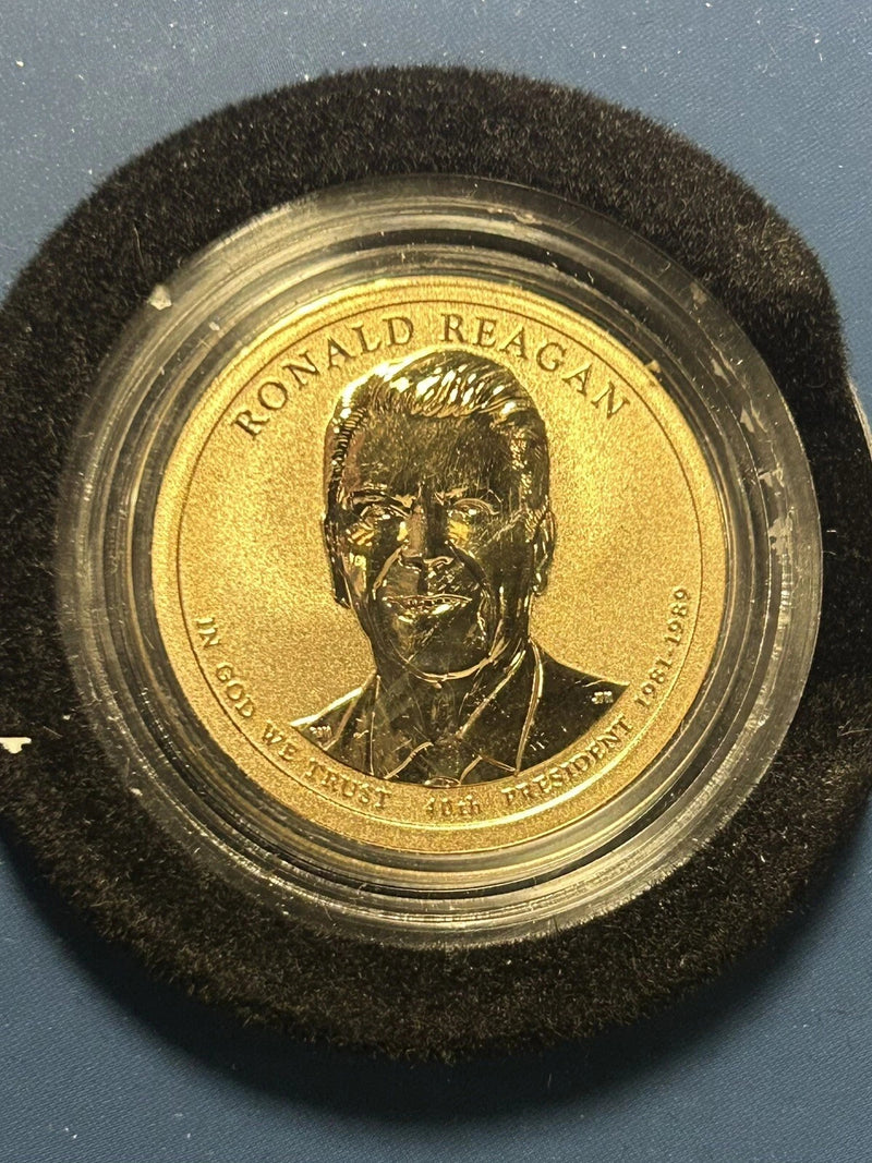 2016 Ronald Reagan Coin And Chronicles Presidential Set (Missing Silver Eagle)-1