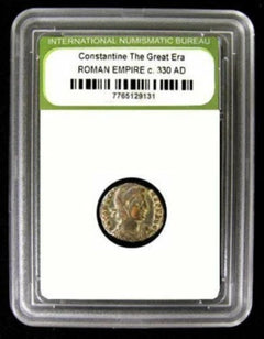 High Quality Constantine the Great Era Ancient Bronze Coin c. 330 AD-1