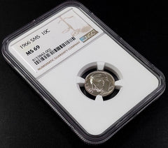 1966 SMS Roosevelt Dime certified MS 69 by NGC! sku 43002-1
