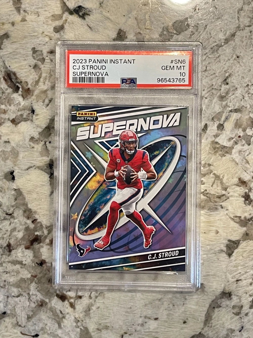 Panini Instantáneo CJ Stroud RC Supernova 2023 /481 PSA 10-1