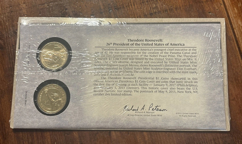 2013 Theodore Roosevelt P&D Presidential Dollars-1