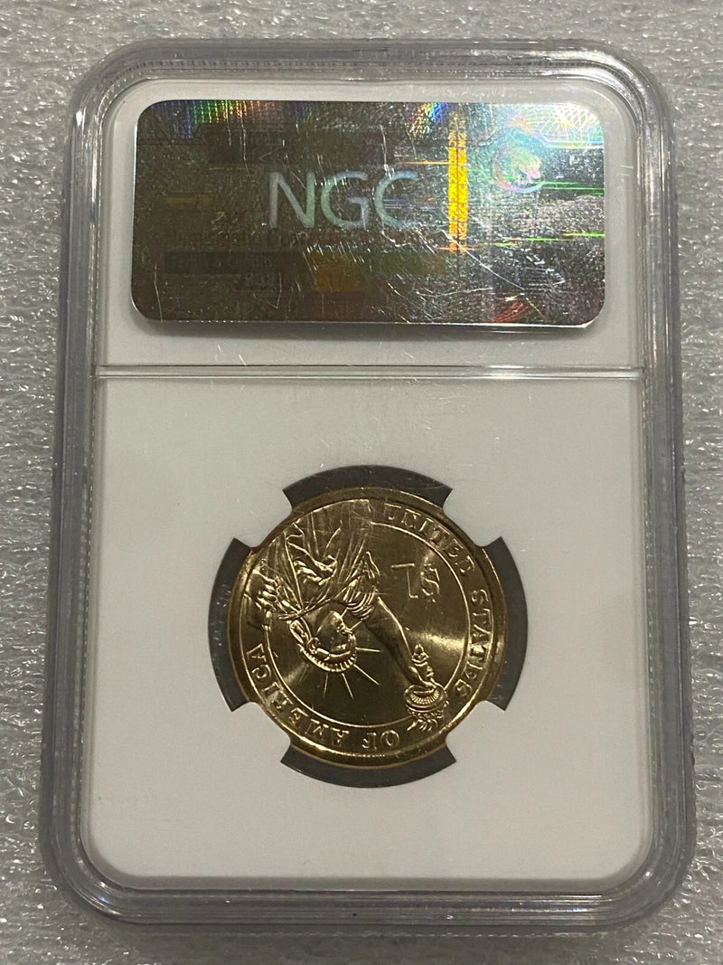 2010 D Millard Fillmore US Presidential Dollar Coin NGC MS 65 First Day Issue-1