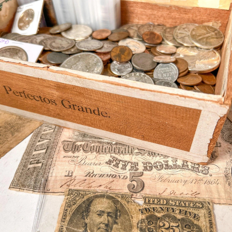 Vintage Cigar Box Mixed U.S. Coin Hoard | LIQUIDATION SALE-2