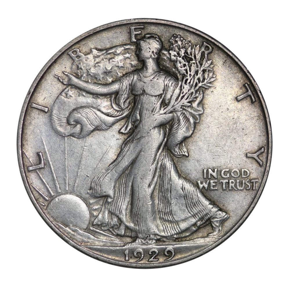 USA 90% Silver Walking Liberty Half Dollar 1916-1947 Coin Random Date Average-2