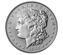 Juego de 2 monedas Morgan and Peace de 2025, dólar de prueba invertido, NGC RP70 FR SF-2