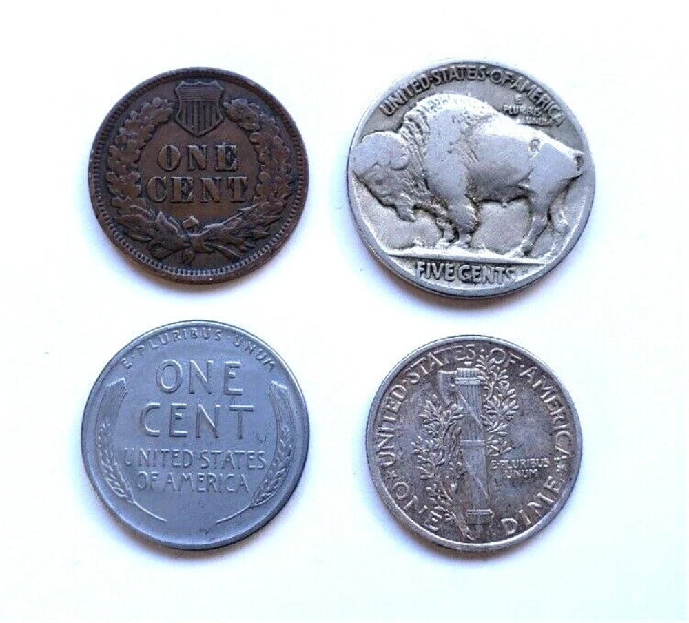 ✯ Mini Collection of Collectible US Coins ✯ Includes Silver! Old US Coin Lot ✯