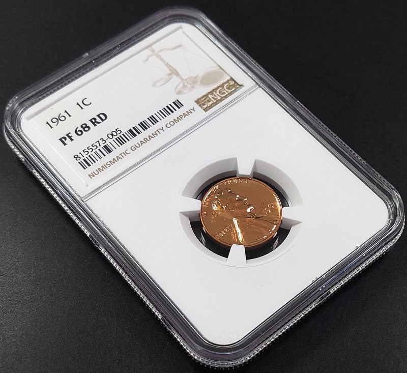 1961 Proof Lincoln Cent certified PF 68 RD by NGC! sku 73005-1