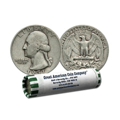 90% Silver Washington Quarter Average Circulated Random Date-1