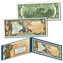 2nd Amendment The Right To Keep & Bear Arms Genuine Legal Tender $2 U.S. Bill-1