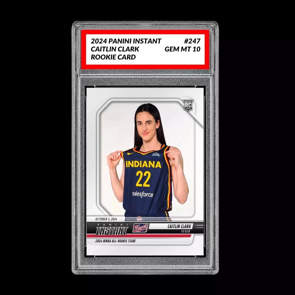Graded 10 CAITLIN CLARK All Rookie Team 2024 Panini Instant #247 WNBA RC Card-1