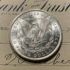 ✯(1) GEM BU O Morgan Silver Dollar From OBW Roll Estate Hoard ✯ O Mint Unc ✯-2