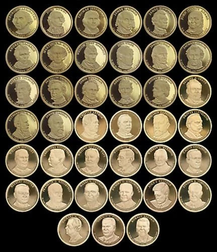 COMPLETE Presidential PROOF Dollar full SET US Mint 39 Coins Total ! All PROOF!!-1