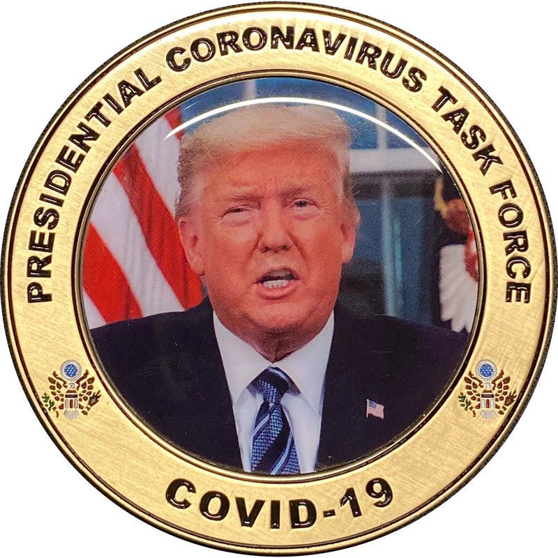 JJ-008 Presidential Task Force Trump Challenge Coin-1