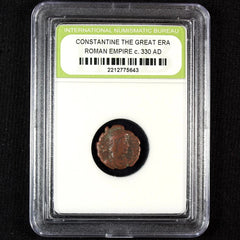 Constantine the Great Era Ancient Bronze Coin c330 AD-1