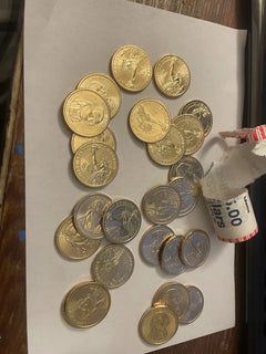 2007-D John Quincy Adams US Mint Dollar Coins Opened Roll Of 25-1
