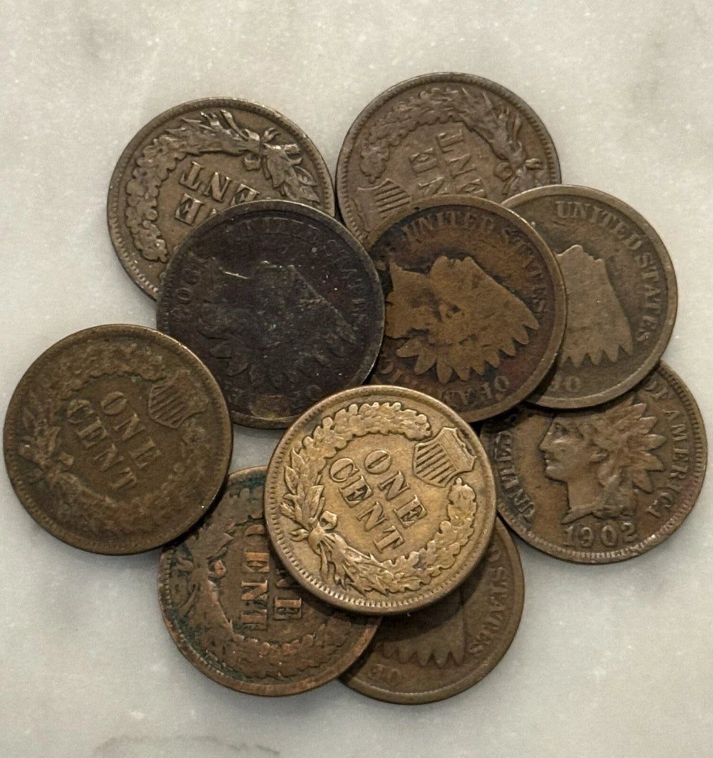 [Lot of 10 Coins] Indian Head Cent - Choose how many!-4