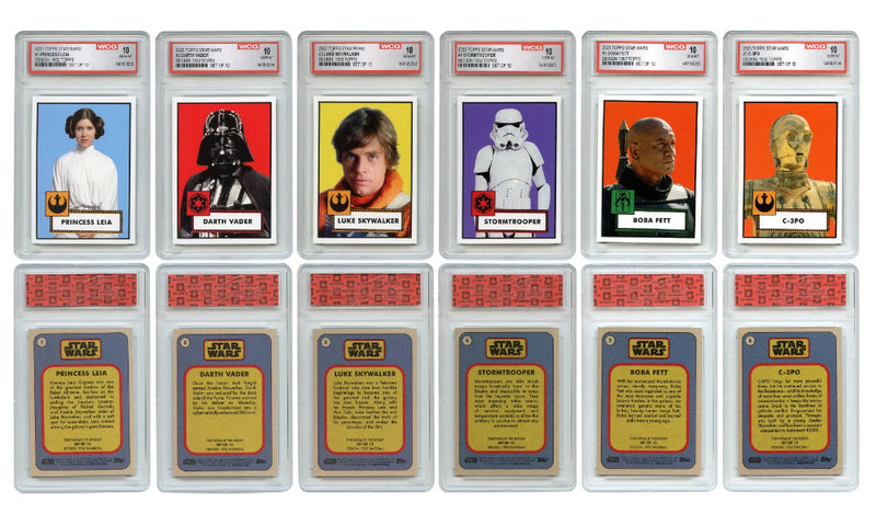 STAR WARS TOPPS Rare 2023 Cards 1952 Edition Graded Gem Mint 10 - Set of All 12-2