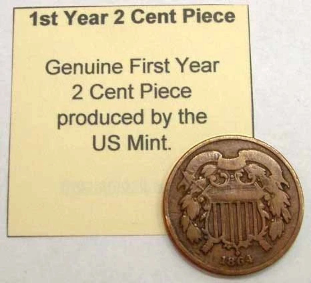 Moneda de 2 centavos del primer año